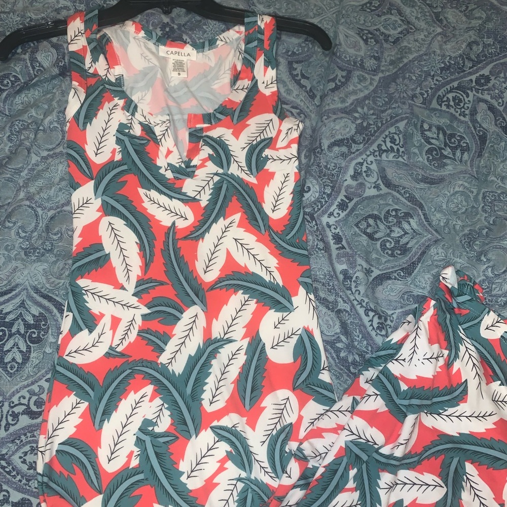 fitted floral dress